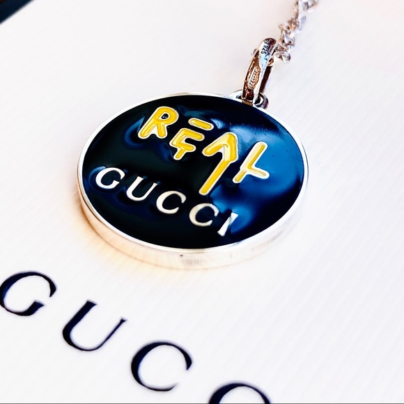 Gucci GucciGhost “Real” Necklace Charm NWT - Picture 14 of 15